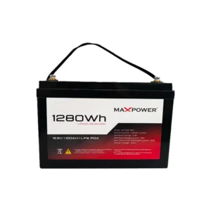 MAX POWER MP1200 PRO 12.8V100Ah 1.28KWh Lithium Battery