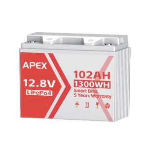 APEX 12V100Ah Lithium Battery IP65